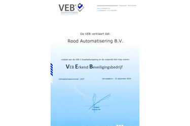 DEKRA certificaat Rood B.V.