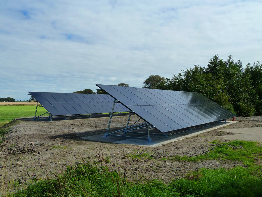 'Op veld' PV installatie